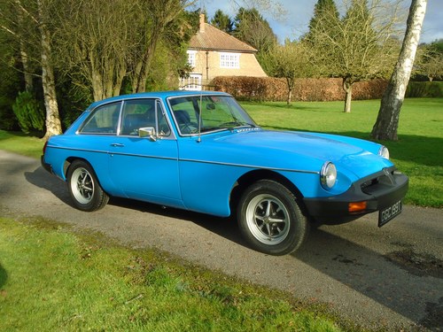 1978 MGB GT with Overdrive VENDIDO