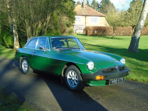 1977 MGB GT with Overdrive VENDU