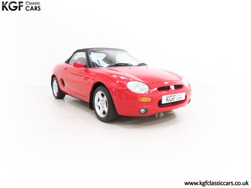 1998 A High Specification MGF 1.8i VVC with Just 25,404 Miles SOLD