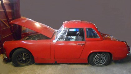 1971 MG Midget Red Chrome bumpers MOT, Tax ULEZ exempt
