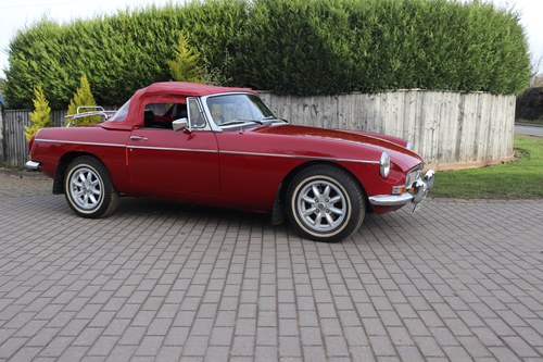 1979 MGB Roadster with Overdrive SOLD