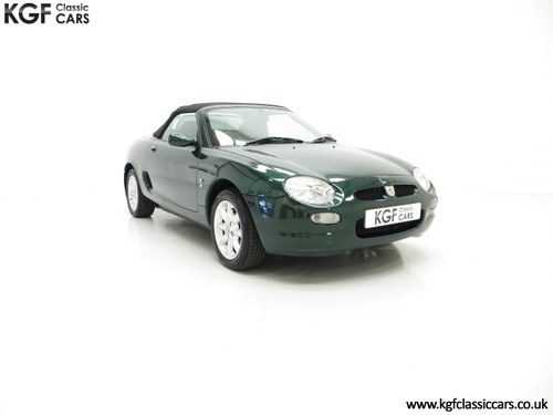 2001 MGF 1.8i with MG Cherished Registration and 21,885 Miles SOLD