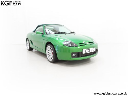 2005 One of Nine, a Biomorphic Green MG TF 135 with 11,942 Miles For Sale
