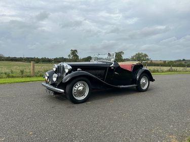 Picture of 1952 MG TD in black with red leather interior - For Sale