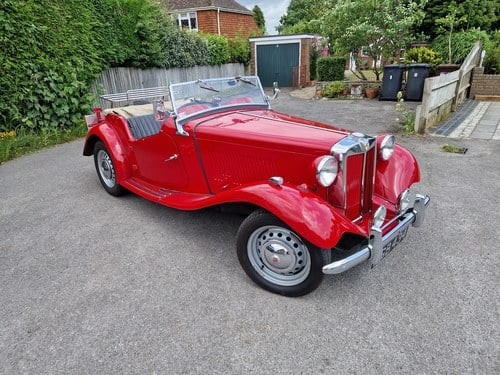 1953 MG TD Much improved UK car with matching numbers
