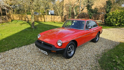 1975 MGB GT Manual with overdrive. For Sale