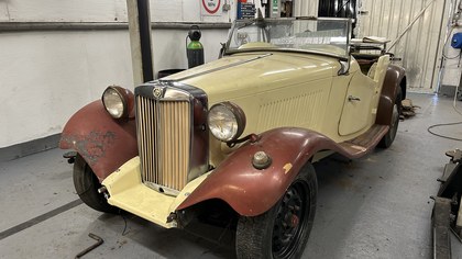 MG TD LHD for restoration, runs well, lovely rot free car