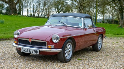 1974 MGB ROADSTER - FOR AUCTION 13TH APRIL 2024