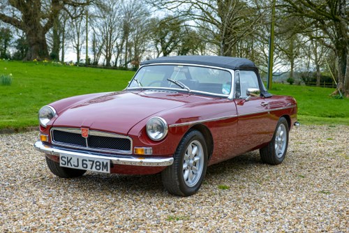 1974 MGB ROADSTER - FOR AUCTION 13TH APRIL 2024 For Sale by Auction