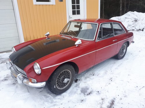 MGB GT 1968 RHD VERKAUFT