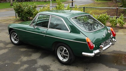 MGB GT - British Racing Green, Chrome Bumpers, Overdrive