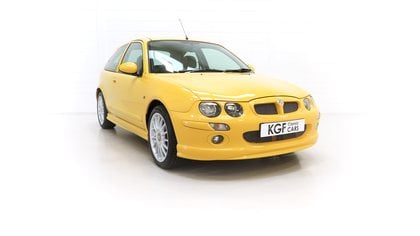 A Trophy Yellow MG ZR 160 Family Owned with 11,695 Miles.