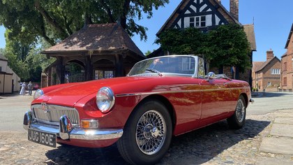 1967 MG MGB nut and bolt restoration on Heritage shell