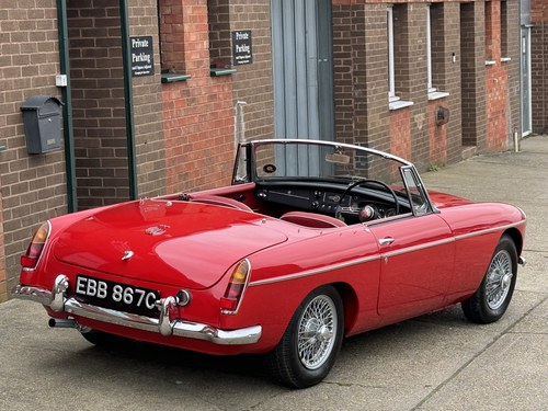 1965 MGB MK1 pull handle Roadster, concours restoration SOLD