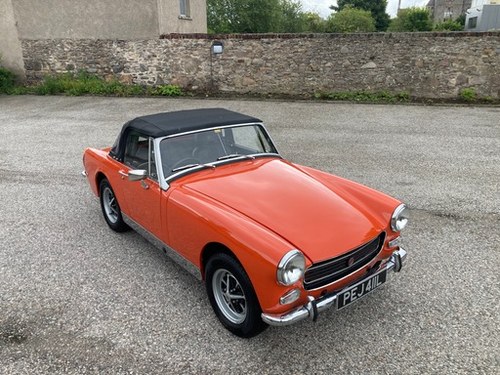 1972/L MG Midget MkIII 1275cc in Blaze VERKAUFT