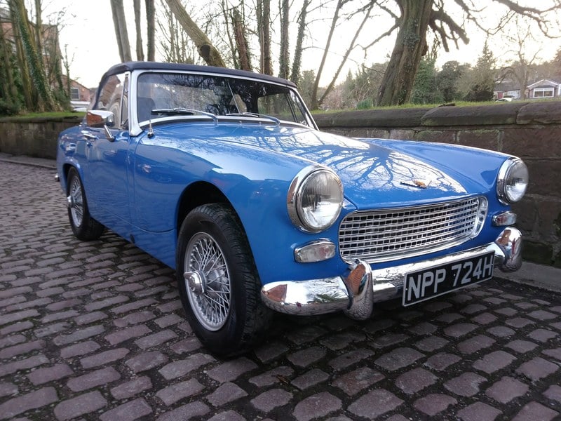 MG Midget/Austin Healey Sprite Mk4 Overdrive Wire Wheels.