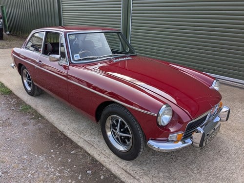 1972 1973 MG MGB GT in Damask with black trim, overdrive, lovely SOLD