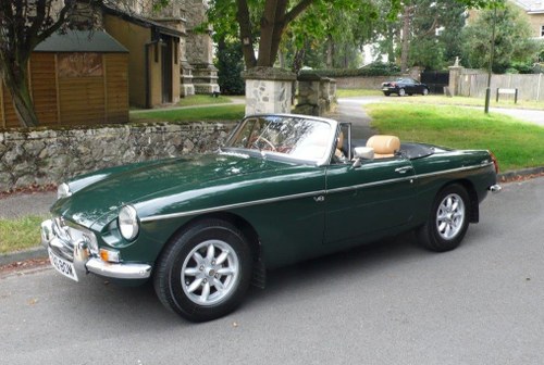 1974 MGB V8 Roadster - For Auction 21st September Vente aux enchères