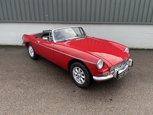 1973 Deposit Taken MGB Roadster Chrome Bumper VERKOCHT