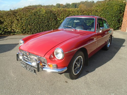 1972 MGB GT with Overdrive VERKOCHT