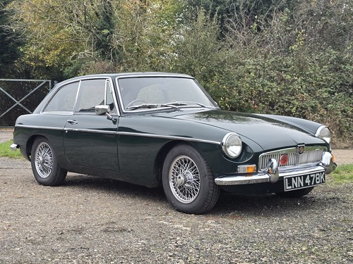 MG B GT, 1972, British Racing Green VERKAUFT