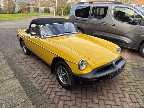 1979 MGB ROADSTER, SHOW CONDITION, SOLD