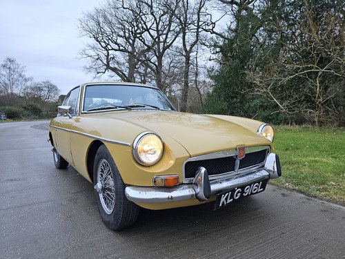 1972 MGB GT Chrome Bumper, Manual w/Overdrive