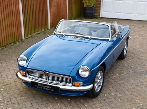 1972 MGB Roadster Teal Blue For Sale