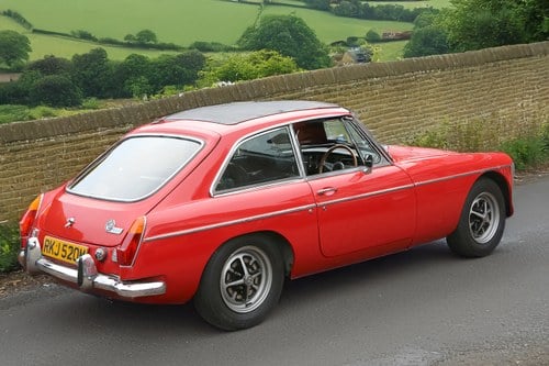 MGBGT 1974, Flame Red, Sunroof, Ideal Project Car