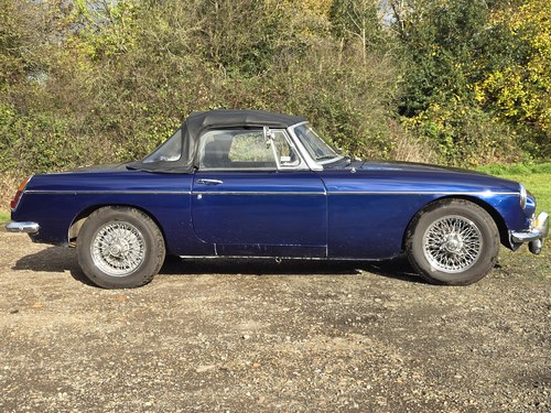 MG B Roadster, 1969, Bermuda Blue VERKAUFT