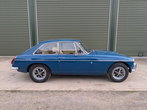 1973 MG MGB GT in Teal Blue, exceptional SOLD