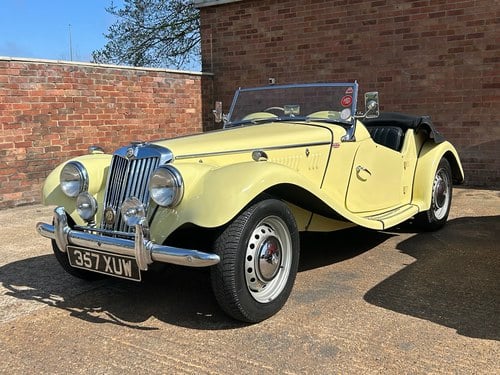 1954 MG TF sports car. MGTF TD