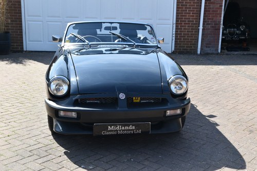 MG B Roadster 1981 Black VERKOCHT