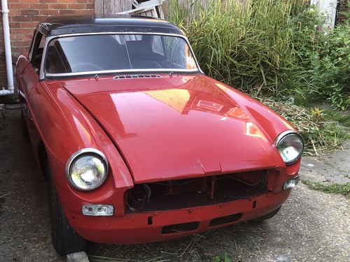 1972 MGB Roadster Solid restoration project