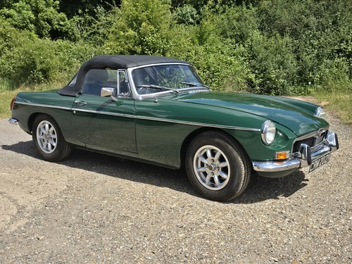 MG B Roadster, 1971, British Racing Green VERKAUFT