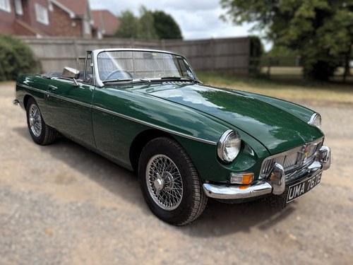 1967 MG MGB ROADSTER JUST 2 OWNERS FROM NEW SOLD