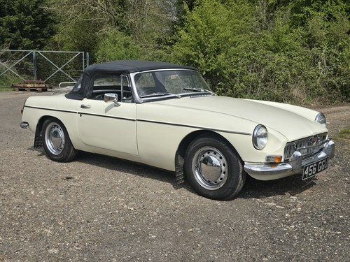 MG B Roadster, 1964, Old English White, Overdrive En Venta