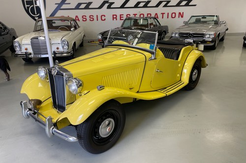 1952 MG TD MK II, Rare 'Competition Model' For Sale VERKAUFT
