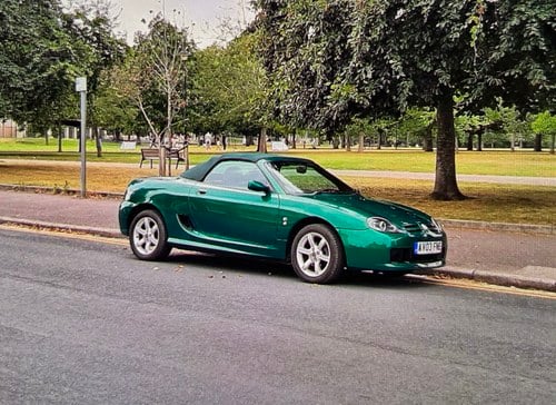 2003 MG TF 1.8 , classic racing green body & soft top