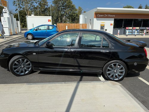 2003 MG ZT vehicle reg. BX53 WFA. private plate removed.