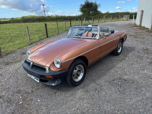 1980 MGB LE Roadster VENDUTO