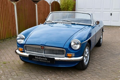 MG B Roadster 1972 Teal Blue FREE UK DELIVERY En Venta