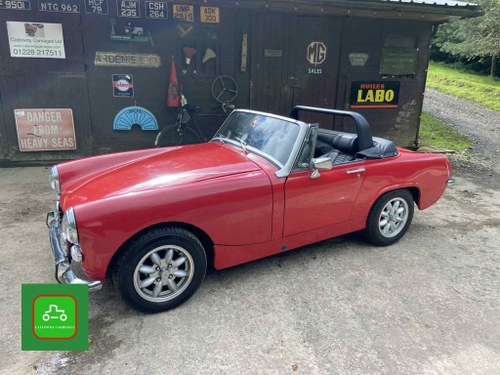 1976 MG MIDGET CHROME BUMPER NEW MOT RECON LEAD FREE ENGINE For Sale