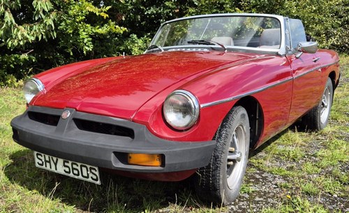 1978 MG B Roadster For Sale by Auction