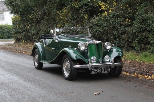 1953 MG TD VERKAUFT