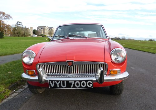 1969 MG MGB GT with power steering upgrade