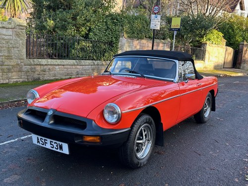 1981 MGB ROADSTER - 3 ONRS - FANTASTIC HISTORY - 50K MLS! VENDUTO