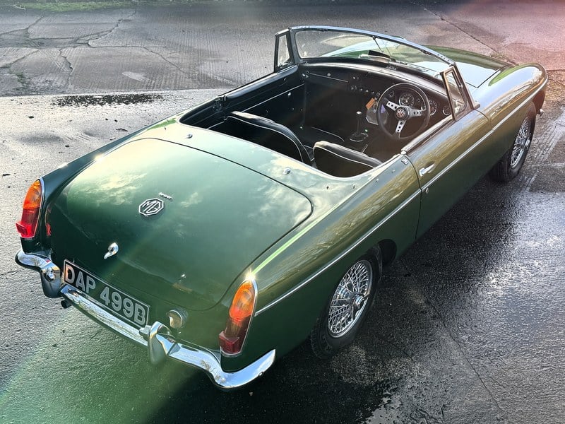a superb 1964 MG B roadster 'pull handle' with overdrive