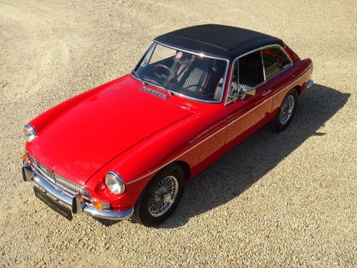 1972 MGB GT: Overdrive/Chrome Wires/Webasto Roof SOLD