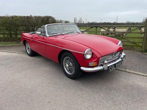 1966 MG B ROADSTER UK CAR VERKOCHT